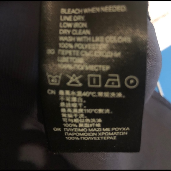H & M Conscious silky top dark gray size 8 - Picture 6 of 6